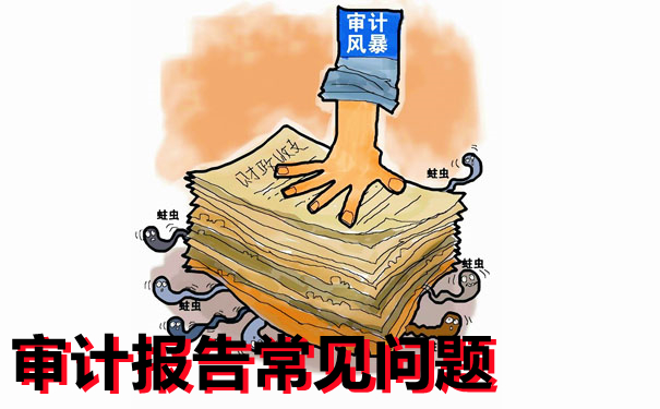 审计报告8类常见问题
